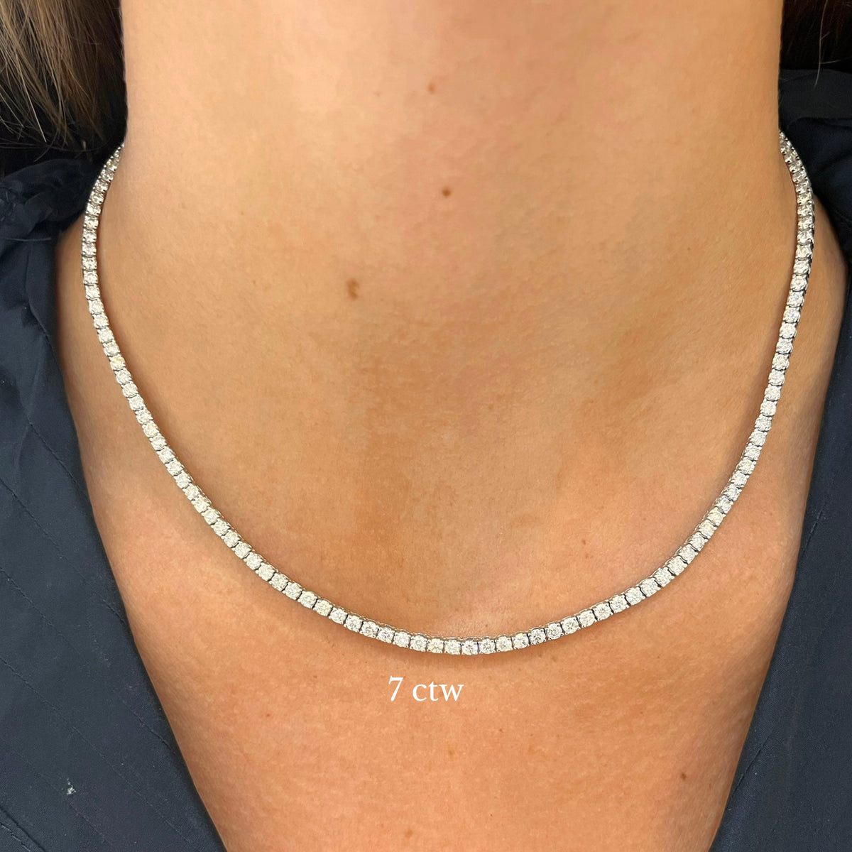 Kessler Diamond Tennis Necklace 7
