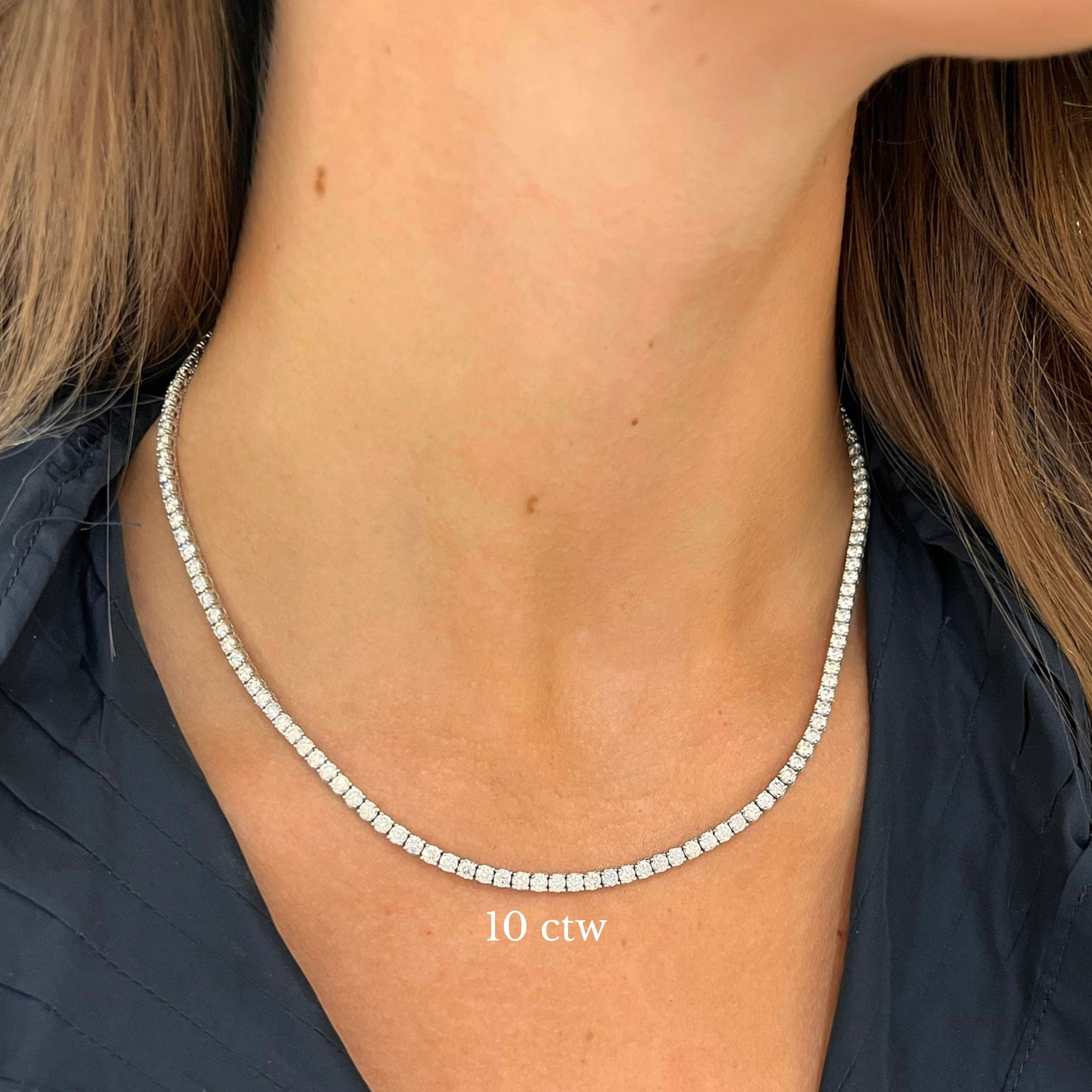 ネックレス・ペンダント ORR Fine Tennis Necklace Round CZ Tennis Necklace – CZ by Kenneth Jay Lane