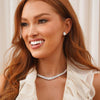 Kyle Graduated Emerald Cut Diamond Tennis Necklace 56.65 ctw, Lab Grown Emerald Cut Diamond Studs 6 ctw
