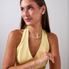 Lab Grown Bezel Set Pear Diamond Stud Earrings (10 ctw) Odessa East to West Oval Bezel Set Tennis Bracelet 5.08 ctw