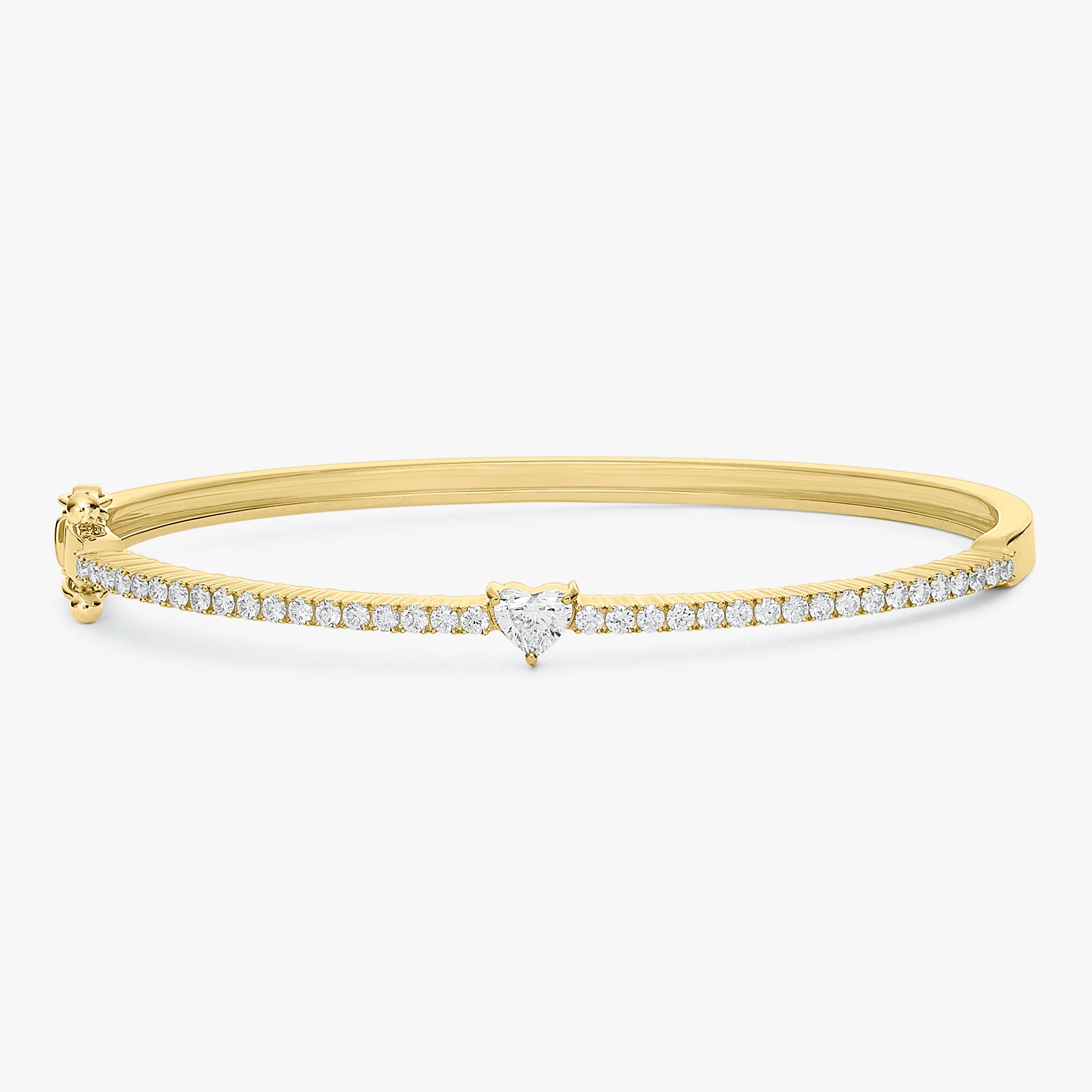 Heart shape bangle sales