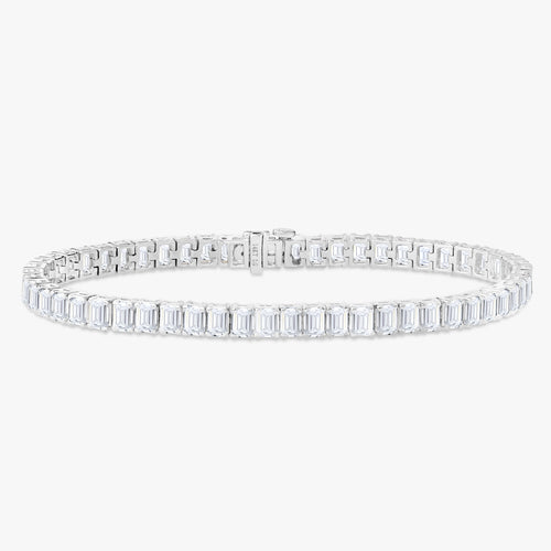 Kyle Emerald Cut Diamond Tennis Bracelet 11.63 ctw