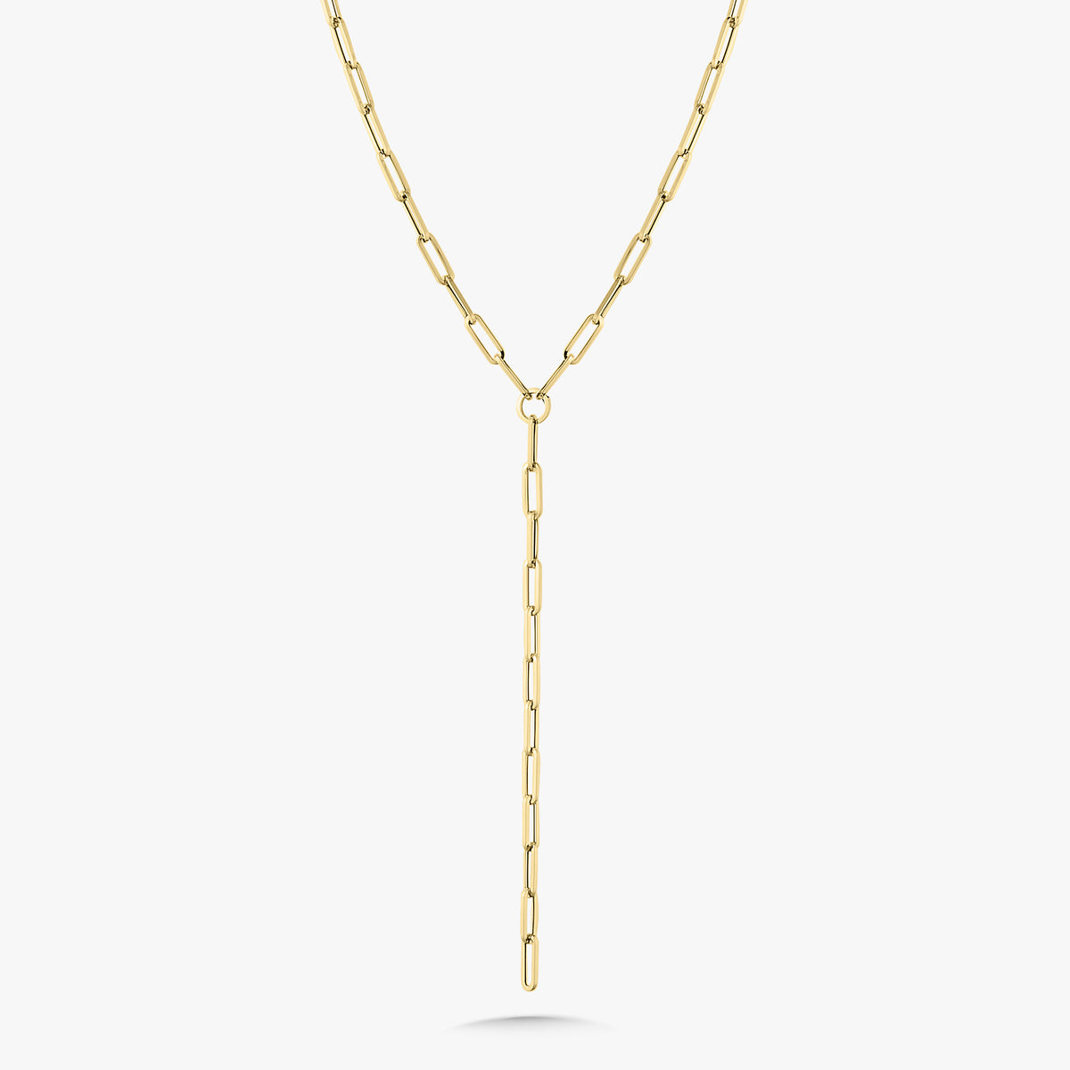 Lariat Paperclip Necklace