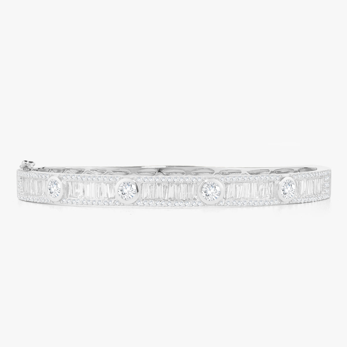 Lennox Baguette Bangle 3.37 ctw