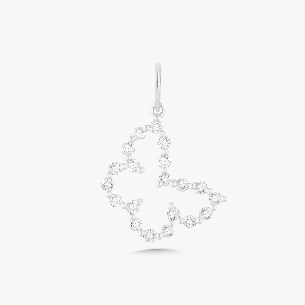 Little Posie Charlie Cloud® Floating Diamond Butterfly Charm 0.70 ctw
