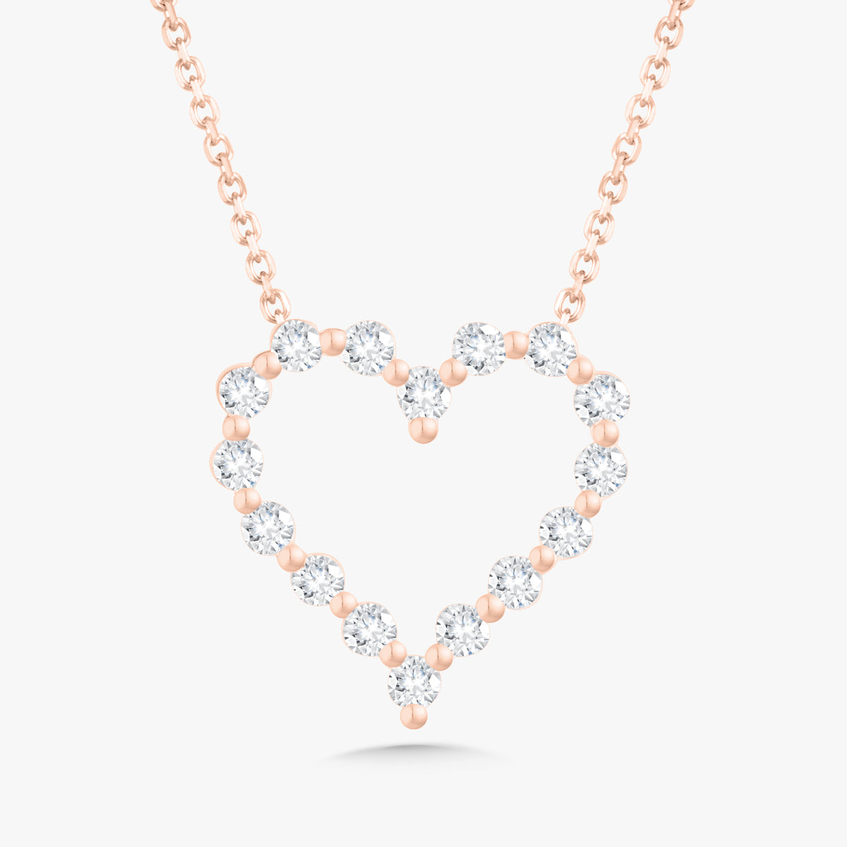 SWAROVSKI Una pendant Heart White Rose gold plated Necklace 5628657 SWAROVSKI Una pendant Heart White Rose gold plated Necklace 5628657