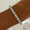 Lilium Tapered Baguette Diamond Bangle 2.10 ctw