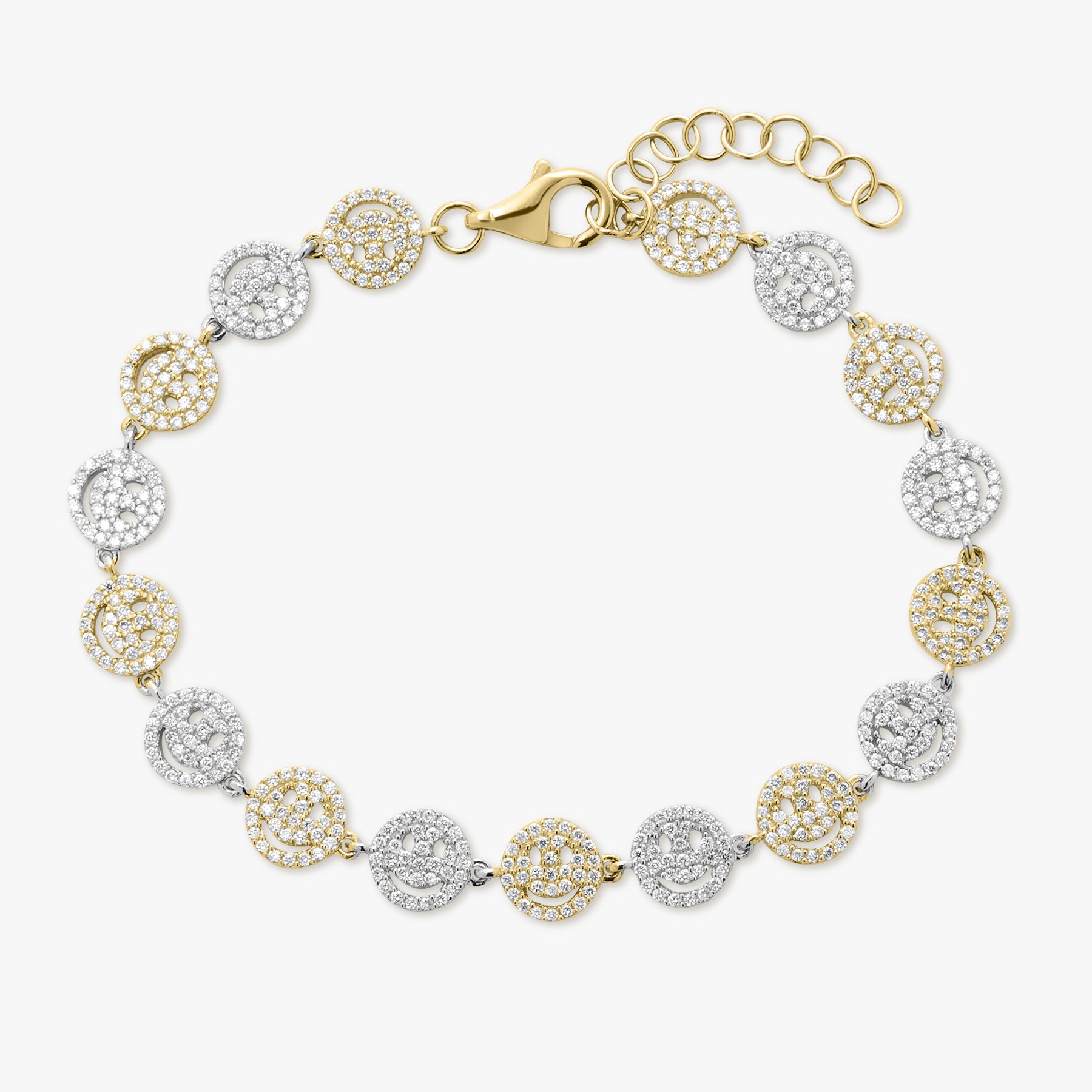 Little Drew Smiley Pave Diamond Bracelet 1.26 ctw – RWFJ