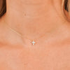 Little Grace Dainty Diamond Cross Necklace
