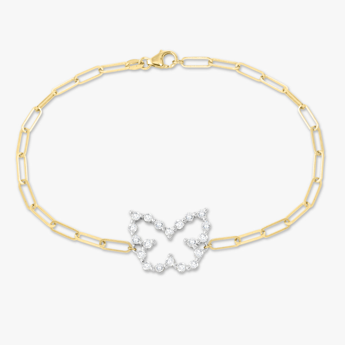 Little Posie Charlie Cloud® Floating Diamond Butterfly Bracelet 0.70 ctw