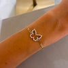 Little Posie Charlie Cloud® Floating Diamond Butterfly Bracelet 0.70 ctw
