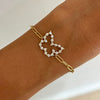 Little Posie Charlie Cloud® Floating Diamond Butterfly Bracelet 0.70 ctw