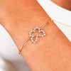 Little Posie Charlie Cloud® Floating Diamond Butterfly Bracelet 0.70 ctw