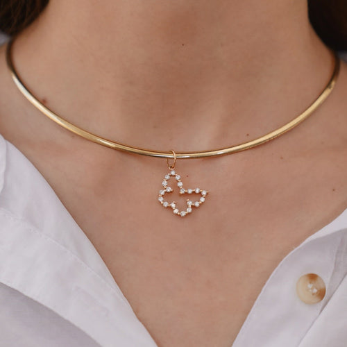 Little Posie Charlie Cloud® Floating Diamond Butterfly Charm 0.70 ctw