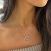 Little Posie Charlie Cloud® Floating Diamond Butterfly Necklace 0.70 ctw