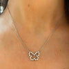 Little Posie Charlie Cloud® Floating Diamond Butterfly Necklace 0.70 ctw