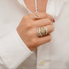 Little Posie Charlie Cloud® Floating Diamond Butterfly Ring 0.