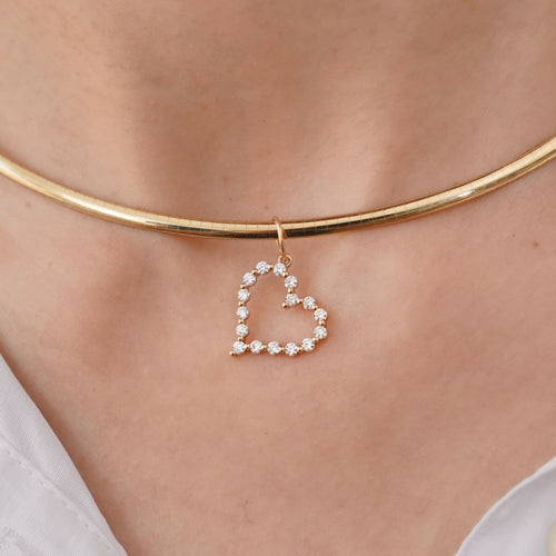 Little Posie Charlie Cloud® Floating Diamond Heart Charm