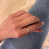 Little Grace Diamond Cross Ring