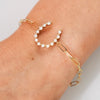 Little Posie Charlie Cloud® Floating Diamond Horseshoe Bracelet 0.45 ctw