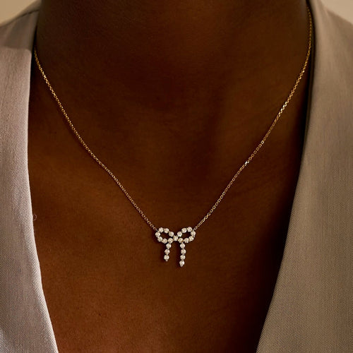 Little Posie Charlie Cloud®  Bow necklace