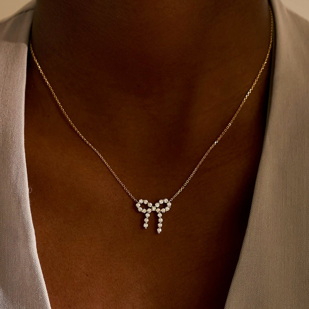 Little Posie Charlie Cloud®  Bow necklace