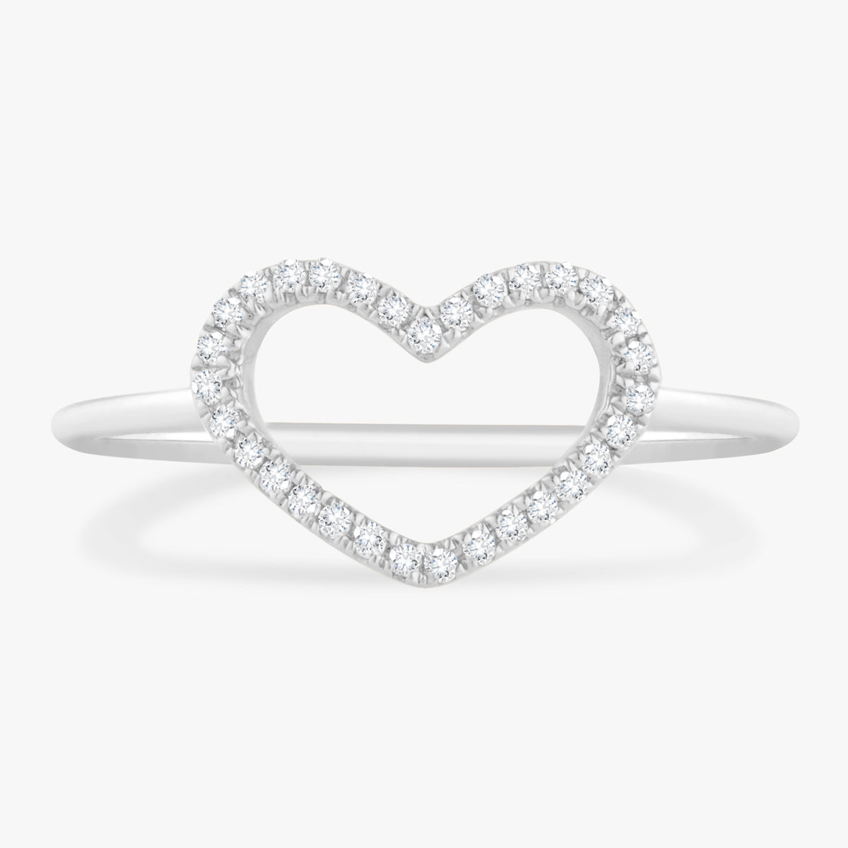 Love Struck Diamond Heart Ring