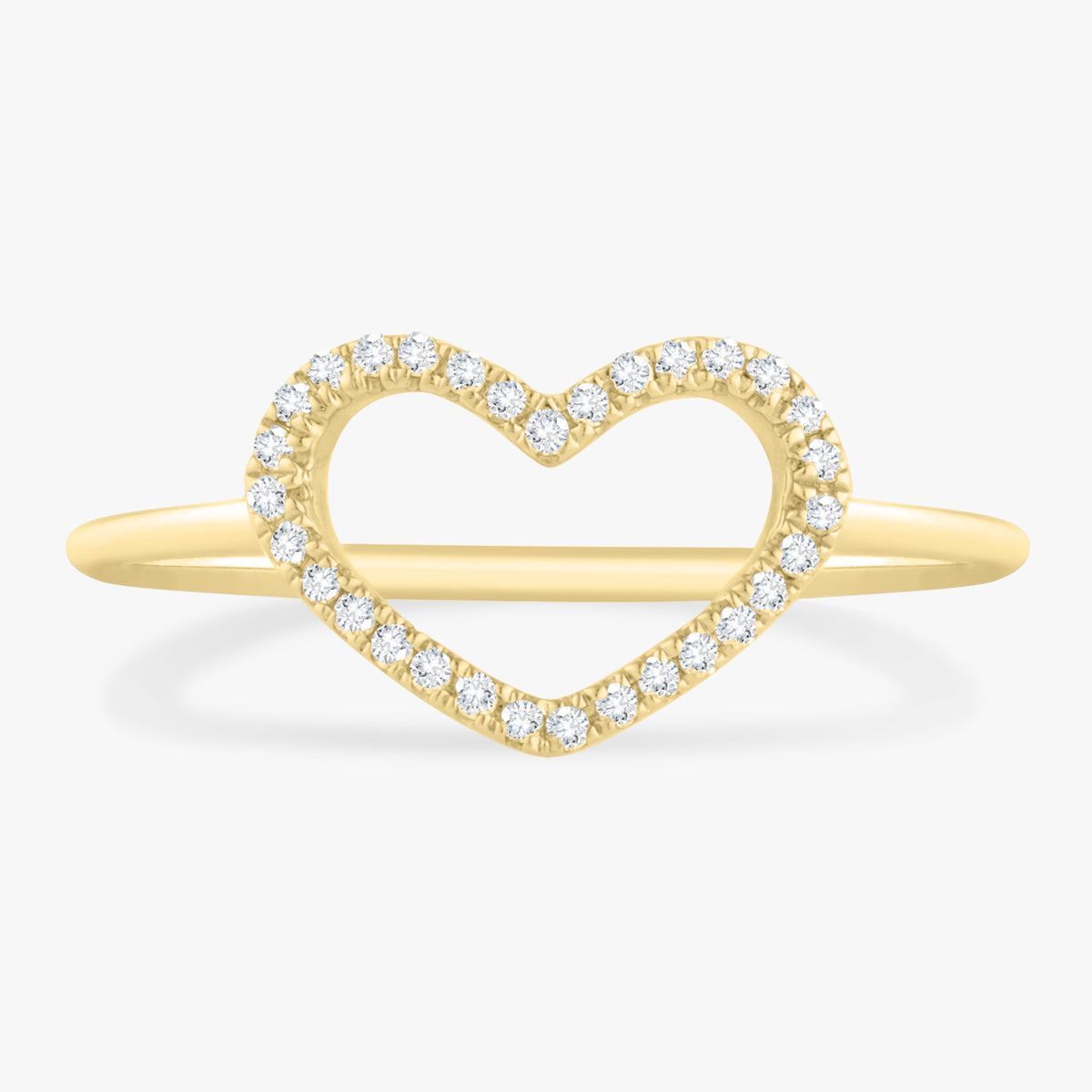 Love Struck Diamond Heart Ring