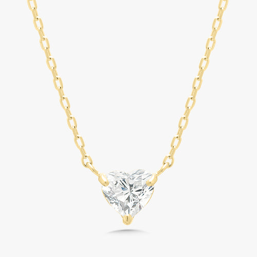 Lover Diamond Heart Necklace