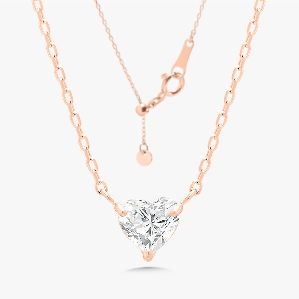 Lover Diamond Heart Necklace
