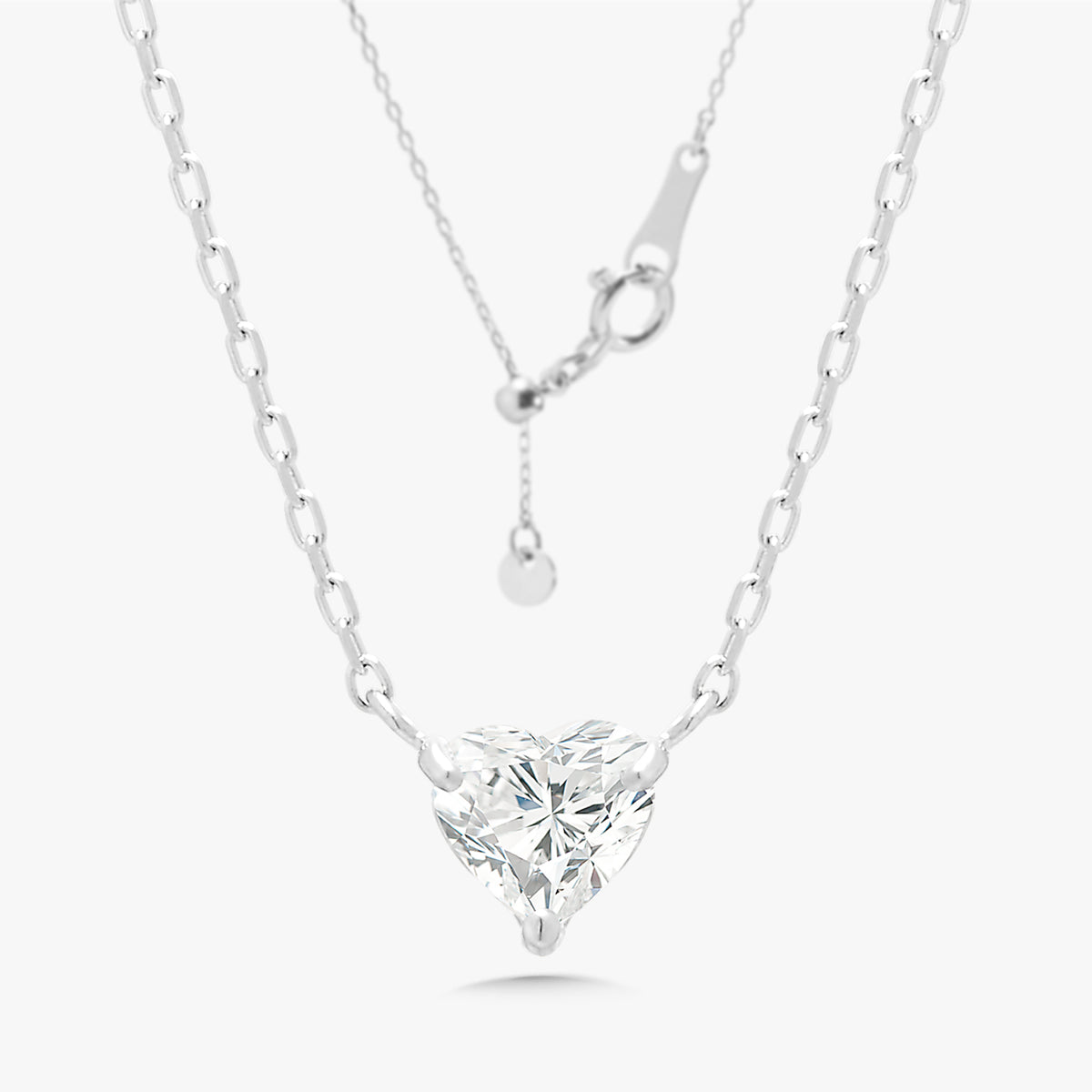 Lover Diamond Heart Necklace