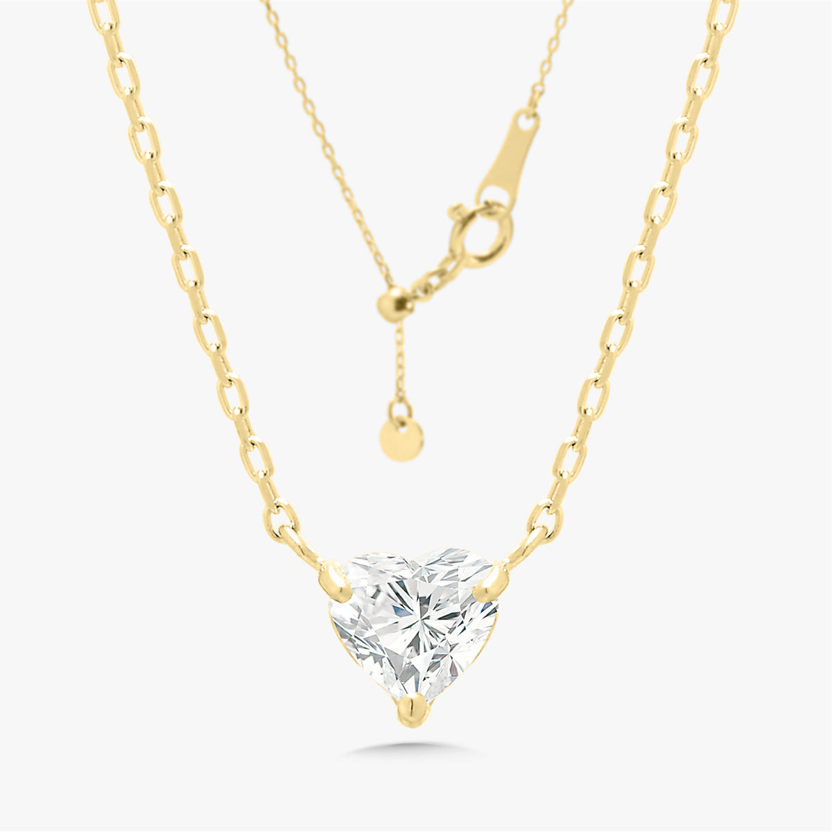Lover Diamond Heart Necklace