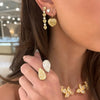 Maeve Fancy Yellow Heart Diamond Dangle Earrings 4.11 ctw