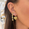 Maeve Fancy Yellow Heart Diamond Dangle Earrings 4.11 ctw