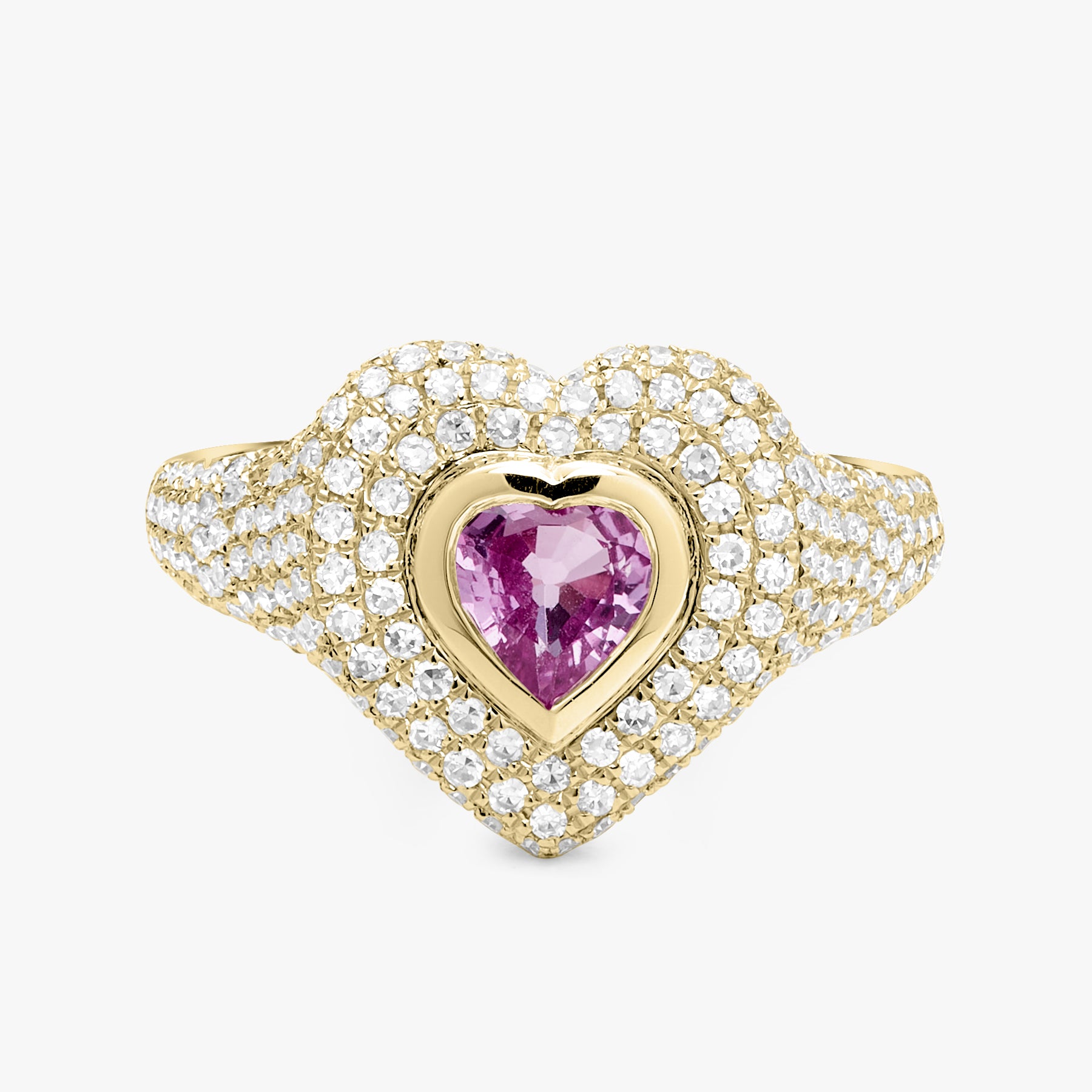 Be Mine Pavé Heart Ring 13号 Be Mine Pavé Heart Ring 13号 Be Mine Pavé Heart Ring