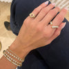 Mama Heart Pave Diamond Signet Ring 1.00 ctw, Nikita Studded Pave Diamond Bangle Bracelet, Lira Open Concept Diamond V Band, The Charlie Cloud® Multi-Way Floating Diamond Tennis Bracelet & Choker Necklace 12.24 ctw

