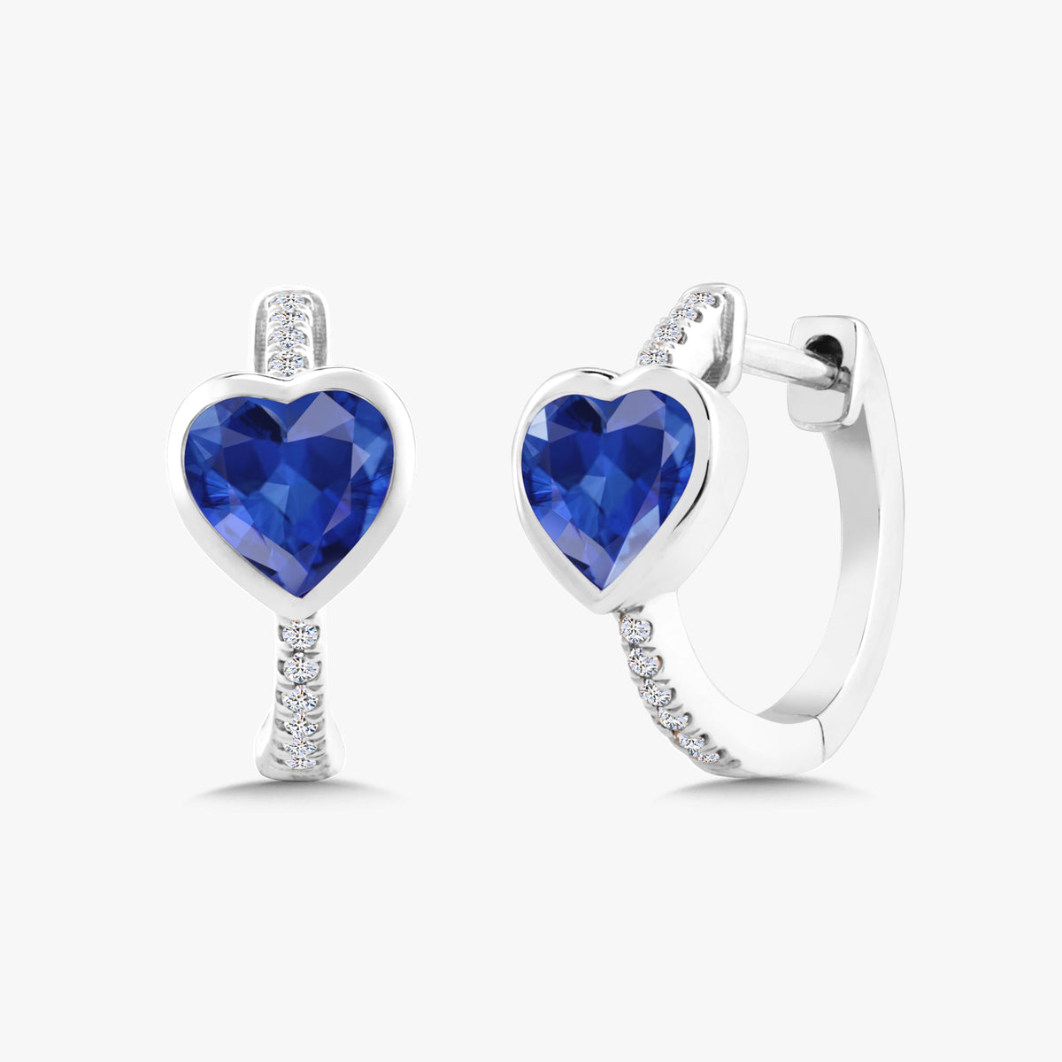 Mama Heart Station Huggie Earrings
