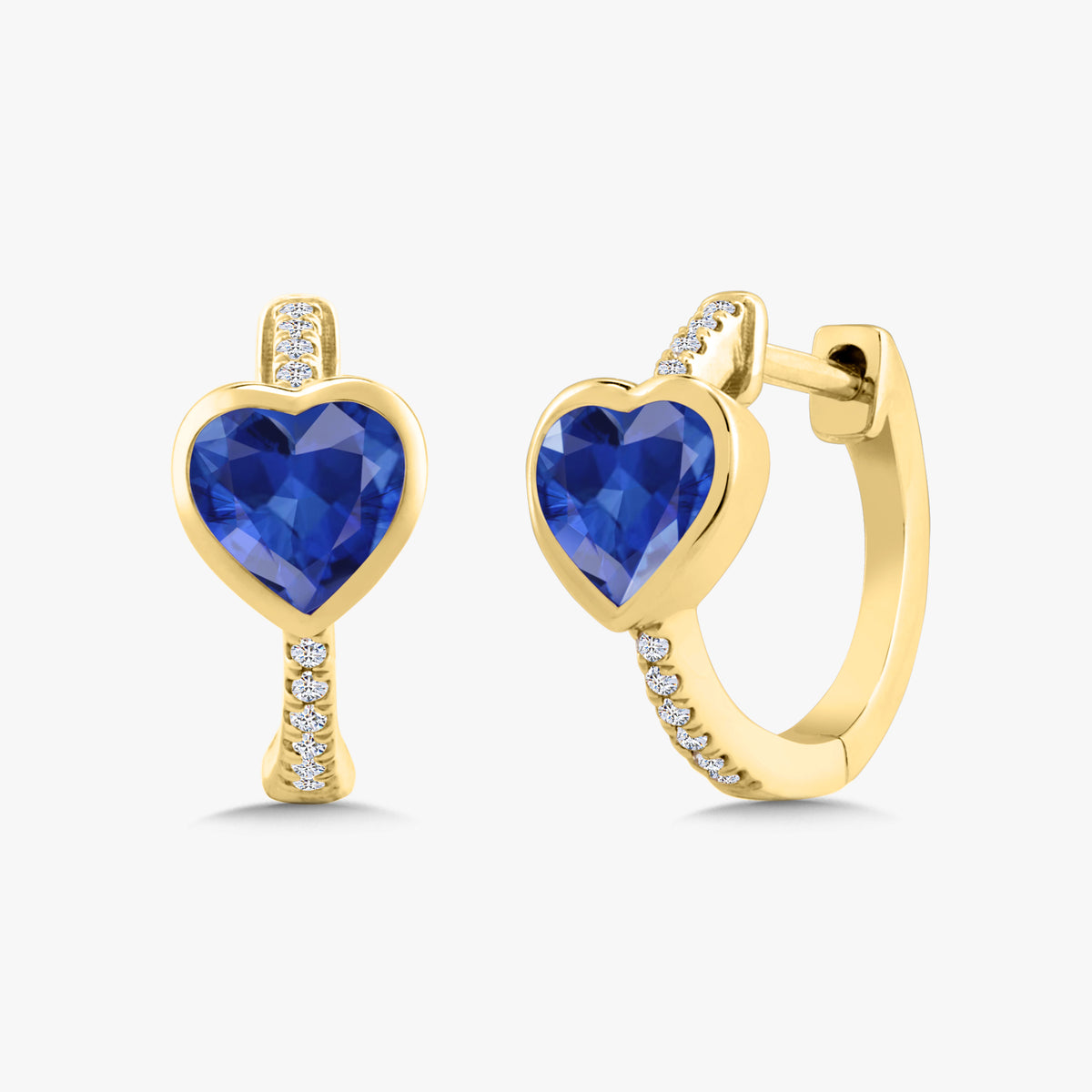 Mama Heart Station Huggie Earrings