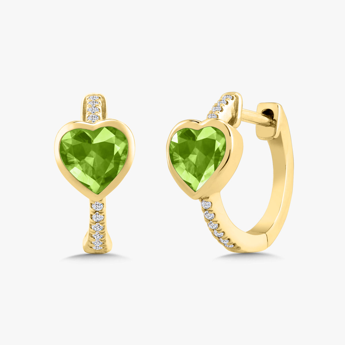 Mama Heart Station Huggie Earrings