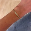 "Mama" Script Diamond Chain Bracelet