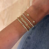 "Mama" Script Diamond Chain Bracelet, Bellamy Pink Sapphire Hearts & Diamond Bezel Adjustable Tennis Bracelet 3.10 ctw