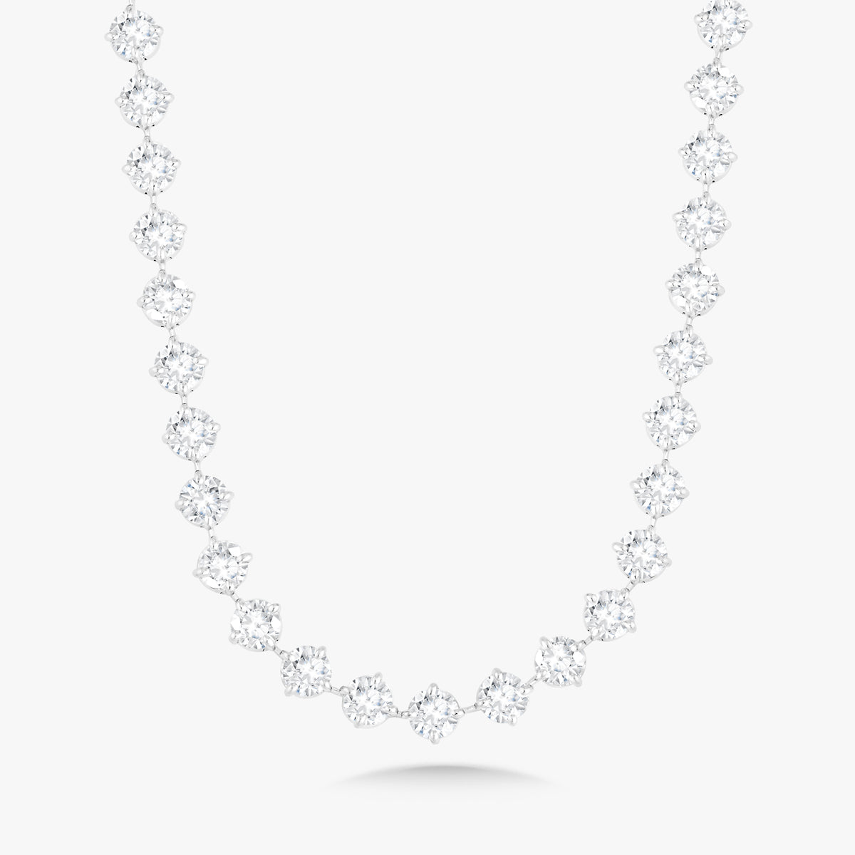 Mamas Charlie Cloud® Diamond Tennis Necklace 25.25 ctw