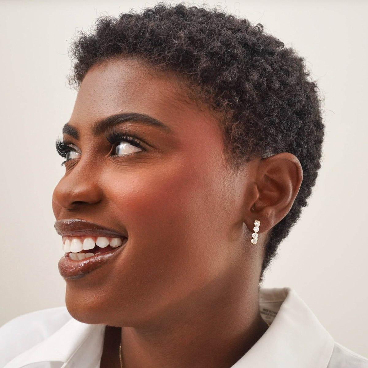 Mama's Charlie Cloud® Diamond Huggie Earrings 1.85 ctw