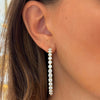 Mama's Charlie Cloud® Double Sided Diamond Hoop Earrings