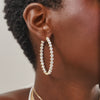 Mama's Charlie Cloud® Double Sided Eternity Diamond Hoop Earrings