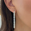 Mama's Charlie Cloud® Double Sided Eternity Diamond Hoop Earrings
