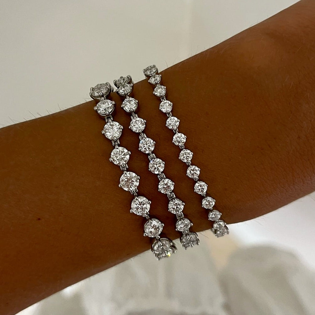 The Midi Charlie Cloud® Tennis Bracelet 4.30 ctw – RWFJ