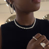 MeMe's Charlie Cloud®  tennis necklace , Kehlani Multi Mixed Shape Diamond Band
Mama's Charlie Cloud® Double Sided Eternity Diamond Hoop Earrings 12 ctw
