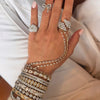Gianna Baguette Diamond Bangle Carringtyn heart ring, Hollis Bow ring, it girl hand chain, Paulina Pear hand chain, Everette pear bangle, Lennox Baguette Bangle, mamas Charlie Cloud®  bangle, kirk cross bangle, Oval Bezel Diamond, Georgie Diamond Bangle Bracelets
Marea Marquise Four Row Crossover Ring 4.83 ctw