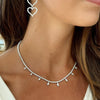 Marquis tennis necklace